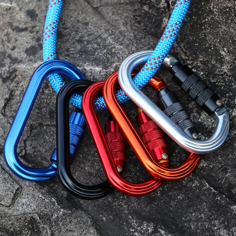 Carabiner Locking D - Карабин с винтовым замком D-образной формы
