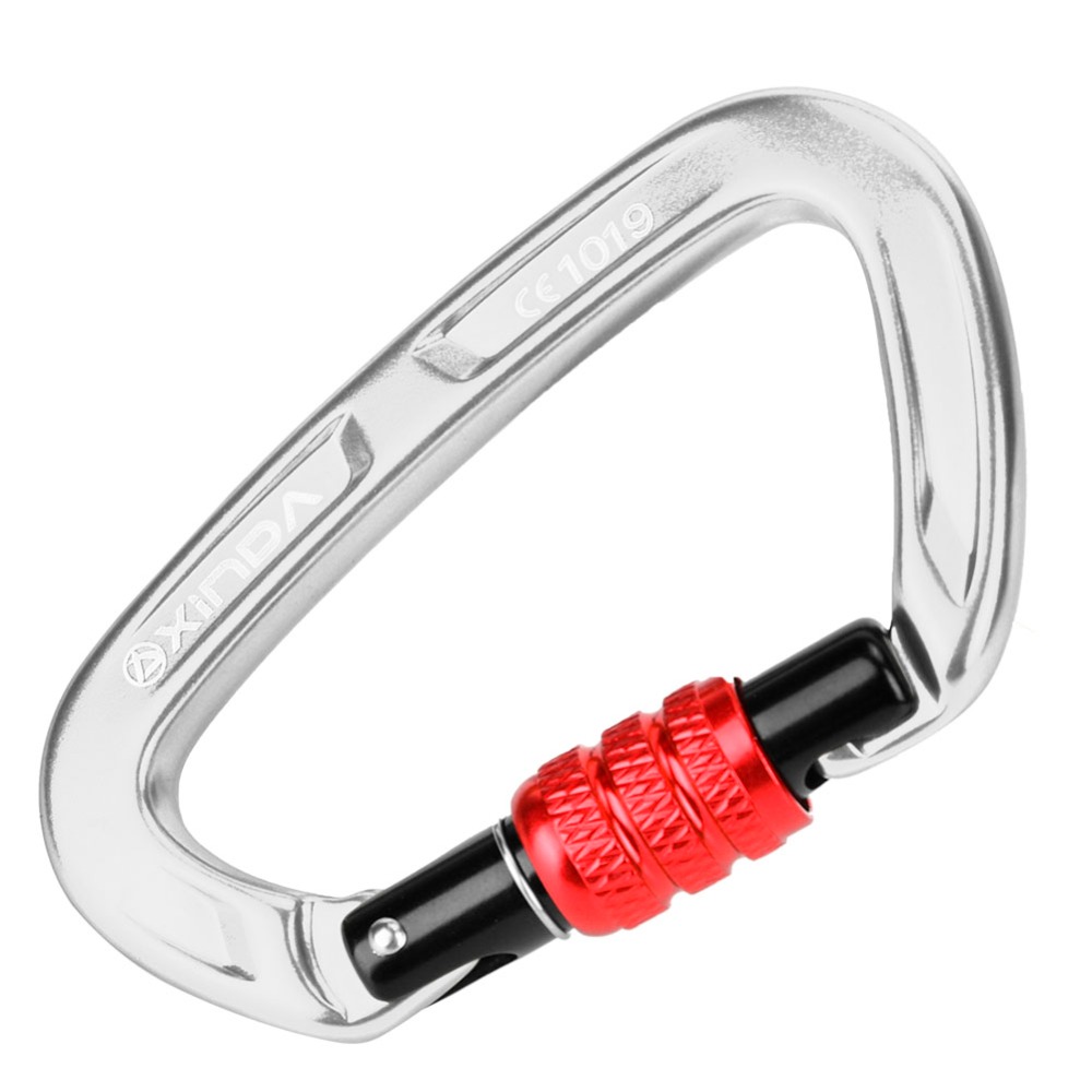 Carabiner Locking D - Карабин из алюминиевого сплава с винтовым