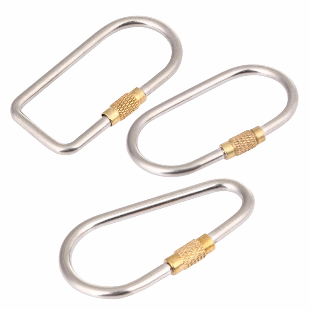 5 шт./лот, титановый замок, ка – обзор и цена Carabiner Locking D